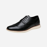 Francois | Brown Brogue Lace-Up Shoes
