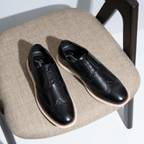 Francois | Brown Brogue Lace-Up Shoes