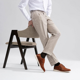 Francois | Brown Brogue Lace-Up Shoes