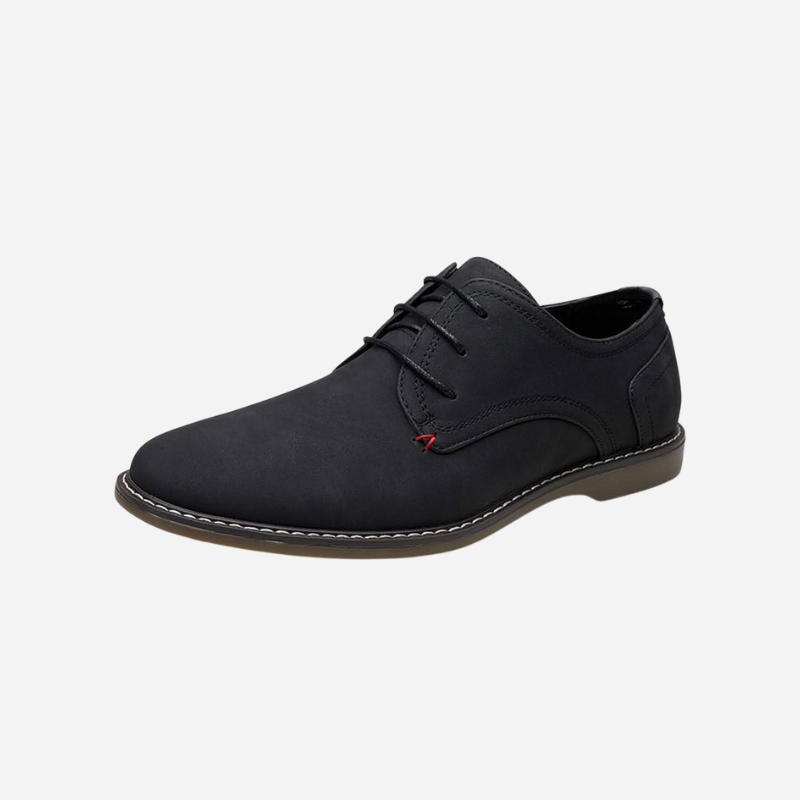 Jerome | Brown Suede-Look Derby Shoes