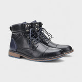Connor | Gray Casual Lace-Up Boots