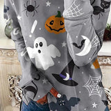 Erica Ghost Bat Print Sweatshirt, detail view