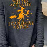 Beatrice Witch Letter Sweatshirt, detail view