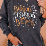 Dora Bibbidi Boo Sweatshirt in gray, front view