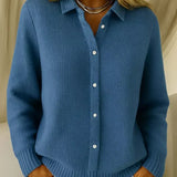 Hannah | Ribbed Knit Cardigan