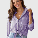 Aria - Collared Neck Shirt
