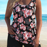Marley | Floral Print Tankini Set