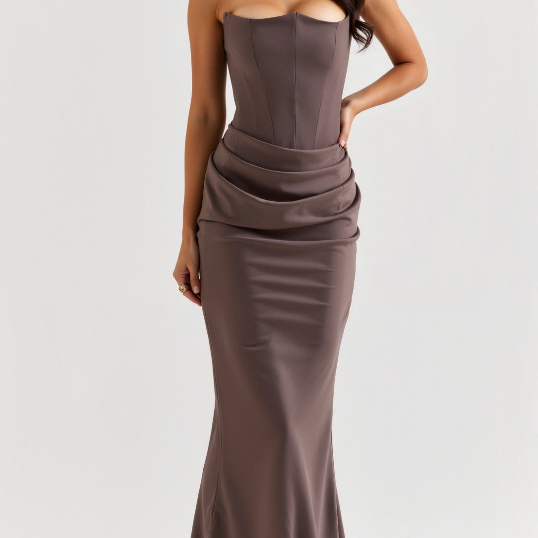 Emily - Long dress with bodice