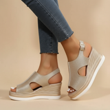 Luna - Relaxed Wedge Sandals