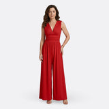 Brielle - Chic Sleeveless Jumpsuit with Wide Legs
