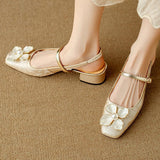 Mathilde – Elegant Women's Shoes with Floral Detail