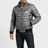 Tobias | Quilted Retro Jacket with Stand Collar