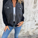 Leslie - Denim Hooded Jacket