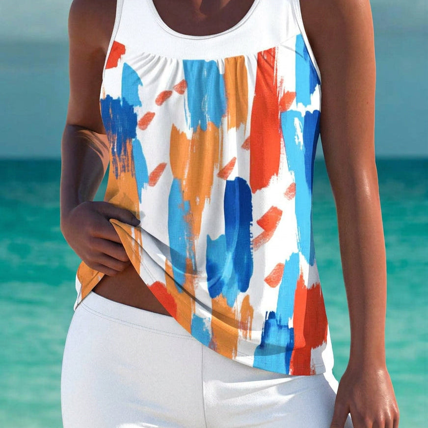 Phoebe | Tummy Control Tankini with Matching Shorts