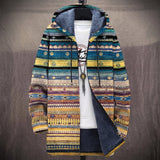 Lucy | Multicolor Aztec Stripe Print Jacket