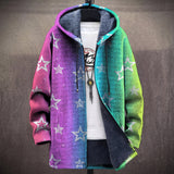 Frances | Rainbow Gradient Star Print Jacket
