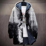 Beatrice | Black and White Smoke Print Jacket