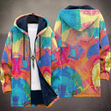 Laura | Multicolor Abstract Brushstroke Print Jacket