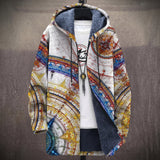 Sylvia | Multicolor Celestial Compass Print Jacket