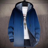 Betty | Navy Ombre Gradient Print Jacket