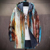 Carol | Multicolor Abstract Brushstroke Print Jacket
