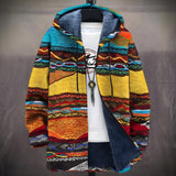 Celeste | Multicolor Folk Stripe Print Jacket
