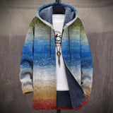 Louisa | Multicolor Horizon Gradient Print Jacket