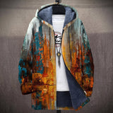 Evelyn | Multicolor Abstract Brushstroke Print Jacket