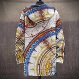 Sylvia | Multicolor Celestial Compass Print Jacket