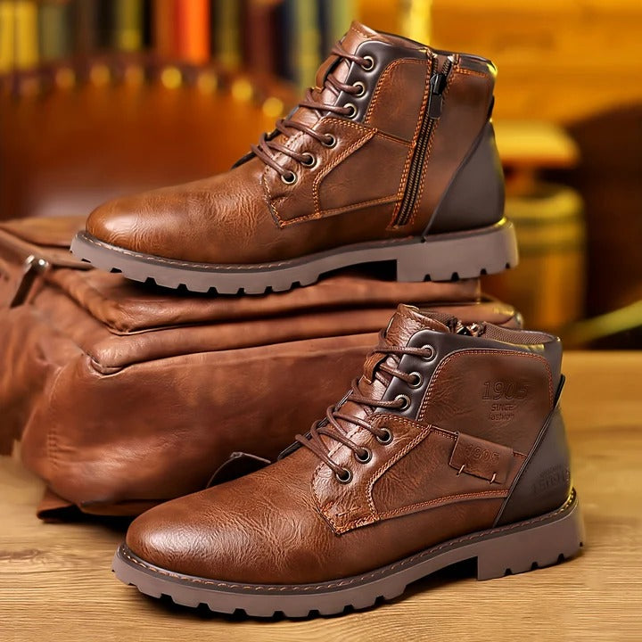 Thomas | Brown Casual Lace-Up Boots