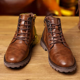 Thomas | Brown Casual Lace-Up Boots