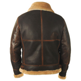 Dominic | Classic Aviator Jacket with Teddy Lining