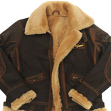 Dominic | Classic Aviator Jacket with Teddy Lining