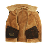 Dominic | Classic Aviator Jacket with Teddy Lining