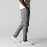 Lorne men's slim fit stretch chino pants, view 6