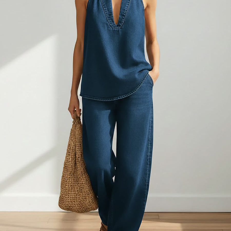 Denise - Two-Piece Denim Set