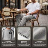 Leon men's lightweight straight leg pants, view 11