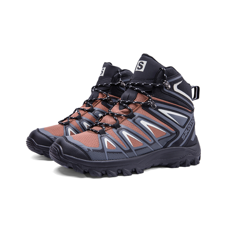 Mathis | Black High-Top Hiking Boots