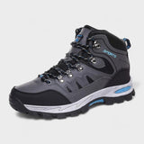 Mathis | Black High-Top Hiking Boots
