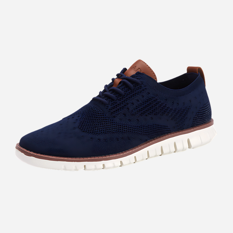 Antoine | Black Knit Sneakers