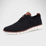 Antoine | Black Knit Sneakers