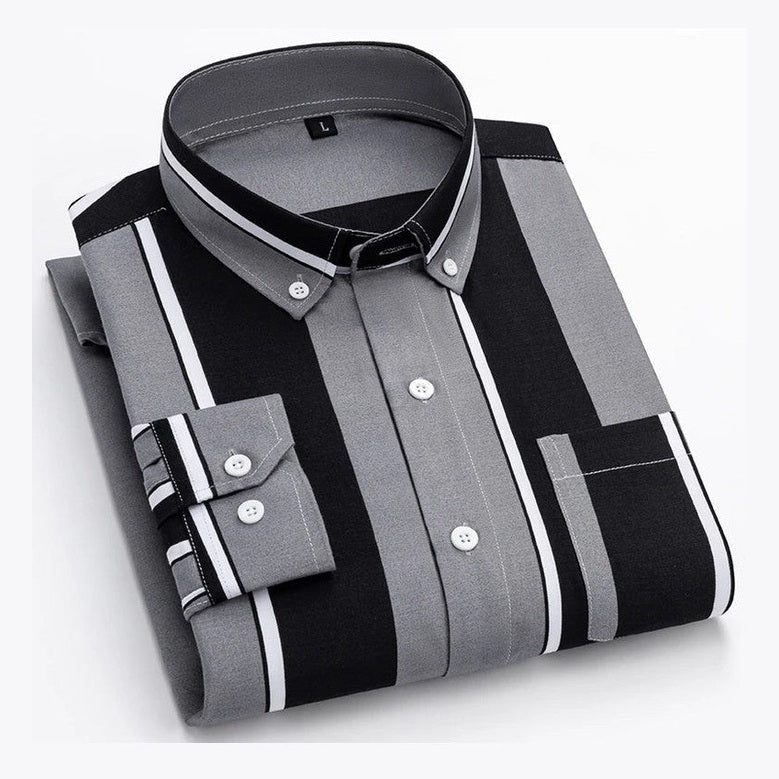 Parker | Vertical Stripe Shirt