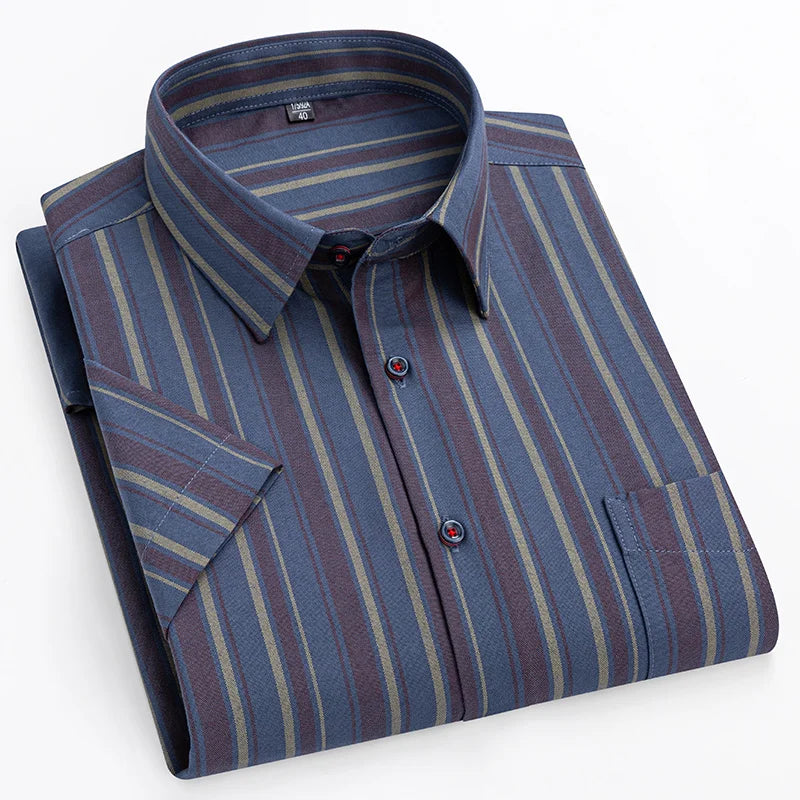 Nolan | Striped Short Sleeve Shirt