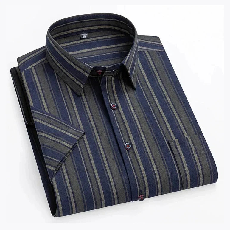 Nolan | Striped Short Sleeve Shirt