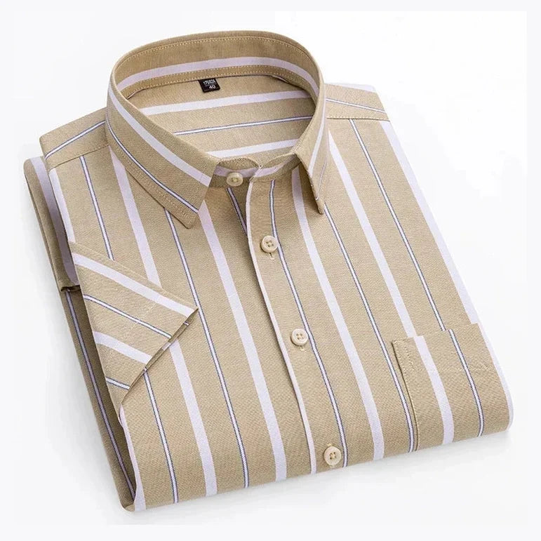 Nolan | Striped Short Sleeve Shirt