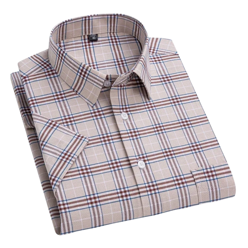 Nolan | Striped Short Sleeve Shirt